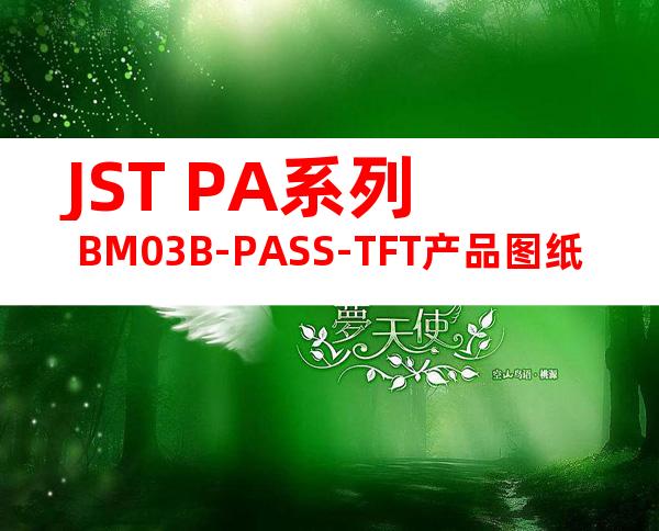 JST PA系列 BM03B-PASS-TFT产品图纸